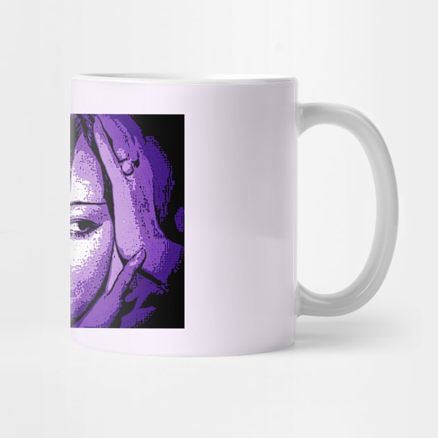Purple Anna May Wong Mug by JerryGranamanPhotos71